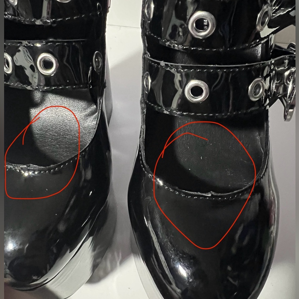 Killstar kihilist panic platform heel pentagram goth - Picture 5 of 9